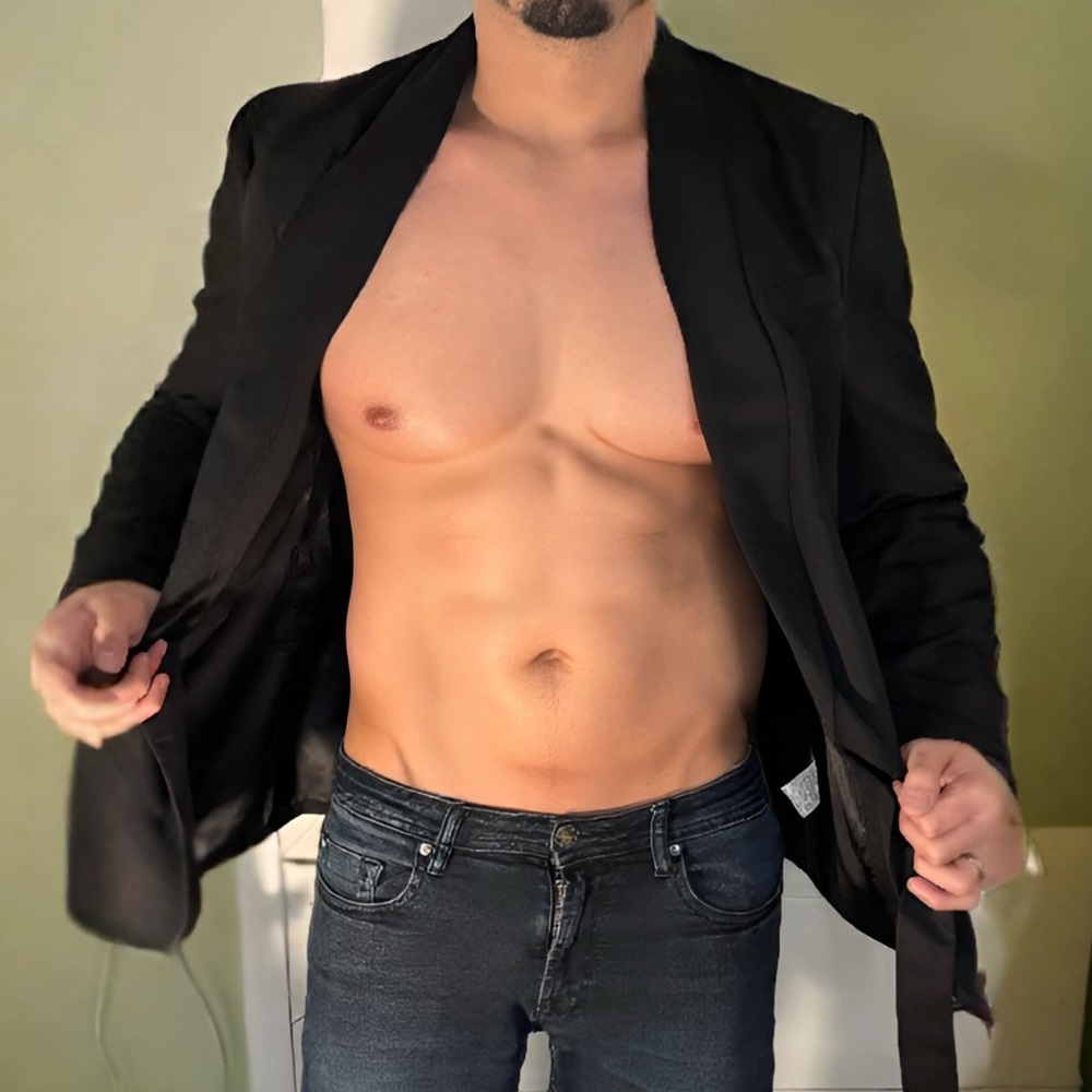 SHEIN Black Blazer for Men